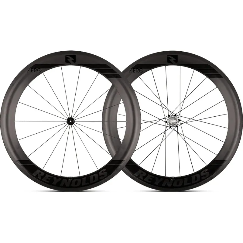 Reynolds BlackLabel Aero 65 Rim Brake Clincher Road Wheelset - Black